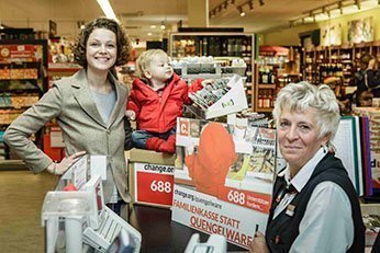 Hurra! Dank 700 Unterschriften von Euch gibt es jetzt eine süßigkeitenfreie Kasse bei mir im Kaisers um die Ecke!