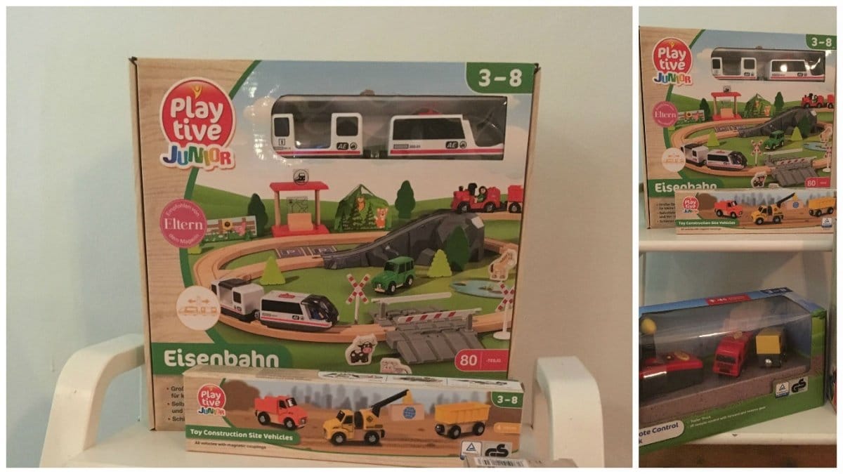 Kinder-Geschenktipp für Weihnachten: Bei LIDL gibt´s jetzt eine tolle – und günstige – Holzeisenbahn! (Anzeige)