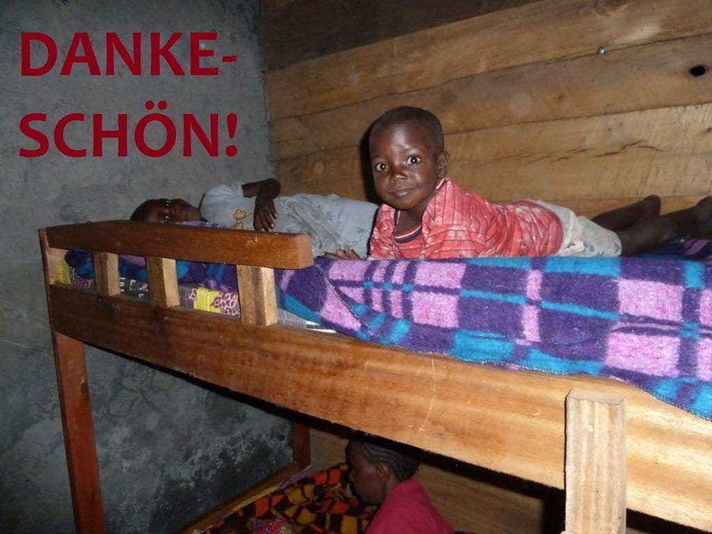 DANKE! Durch euer Engagement kann etlichen Kindern im Kongo geholfen werden