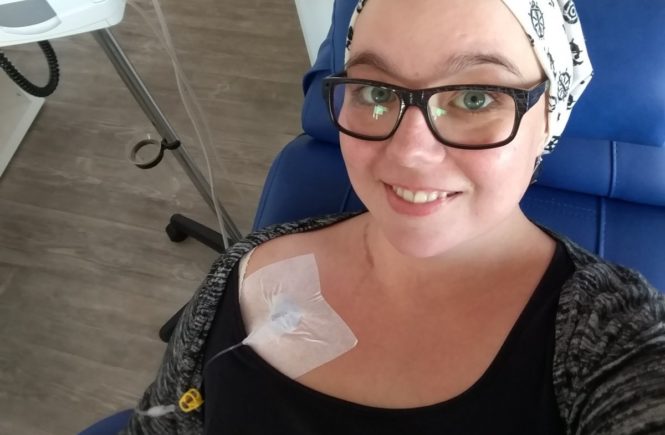 celsy bei der chemo im zweiten zyklus fotor