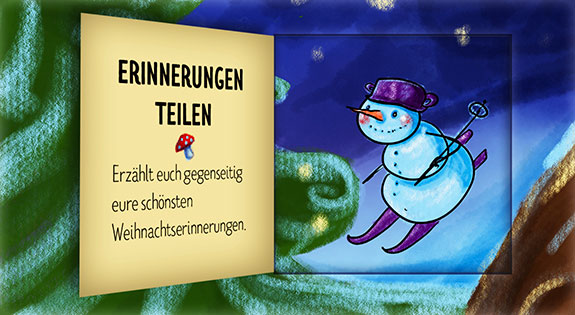 beispiel tuerchen adventskalender schneemann