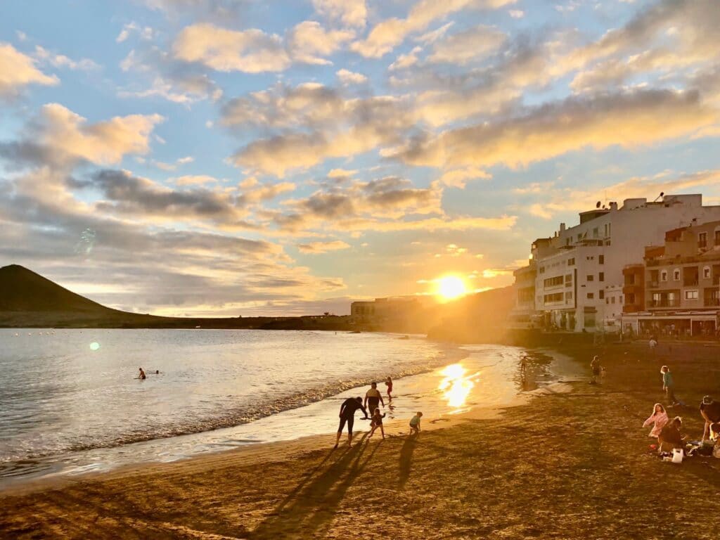 Am Strand leben