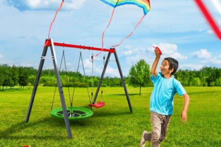 Mega Spaß im eigenen Garten – wir verlosen eine Kinderschaukel von K-Sport