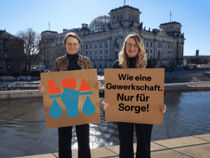 Liga für unbezahlte Arbeit: Deine Stimme. Deine Bewegung. Deine Carewerkschaft